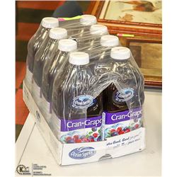 CASE OF 8 OCEAN SPRAY CRANBERRY GRAPE 1.89L