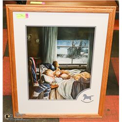 KIDS BEDROOM FRAMED PICTURE 24 X 30