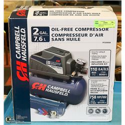 CAMPBELL HAUSFELD 2 GAL. AIR COMPRESSOR