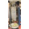 Image 1 : ROTATING METAL GRATE DISPLAY STAND. 26 X 26 X 74