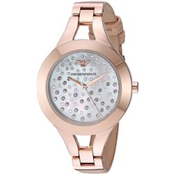 NEW EMPORIO ARMANI ROSE GOLD TONE 43MM MSRP $339