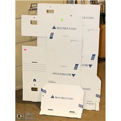 LOT OF IRON MOUNTAIN FOLDING BOXES