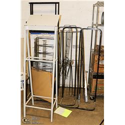 LOT OF ASSORTED DISPLAY RACKS