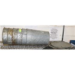 6 GRIMM SAP BUCKETS WITH LIDS AND SPIGOTS