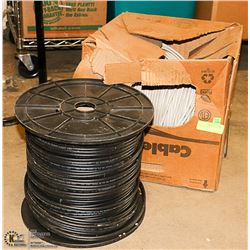 2 SPOOLS OF CABLE