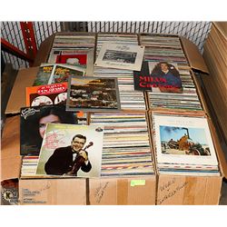 PALLET (9 BOXES) OF ASSORTED RECORDS