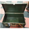 Image 2 : ANTIQUE TRUNK WITH OLD STICKERS