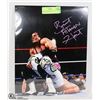 Image 1 : WWE HOF BRETT THE HIT MAN HART SIGNED PHOTO