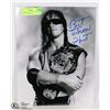 Image 1 : WWE HOF BRETT THE HIT MAN HART SIGNED PHOTO