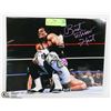 Image 1 : WWE HOF BRETT THE HIT MAN HART SIGNED PHOTO