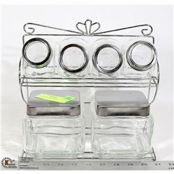 SPICE JAR SET WITH RACK