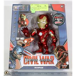 NEW MARVEL DIECAST IRON MAN CIVIL WAR FIGURE
