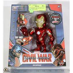 NEW MARVEL DIECAST IRON MAN CIVIL WAR FIGURE