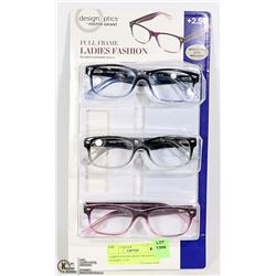 LADIES FOSTER GRANT READING GLASSES +2.50