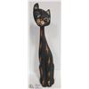 Image 1 : LARGE WOODEN CAT 21" TALL