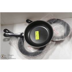 LOT OF 3 NEW 20CM FRYING PANS