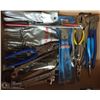 Image 1 : LARGE FLAT OF HAND TOOLS, CHANNEL LOCKS,