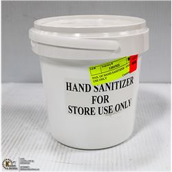 PAIL OF HAND SANITIZER - STORE USE ONLY