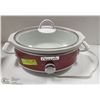 Image 1 : SMALL CROCKPOT BURGUNDY