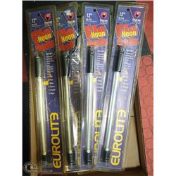 4  12 " NEON GLO PURPLE RODS