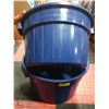 Image 1 : 2 NEW BLUE MODERN WARE GARDENING BUCKETS