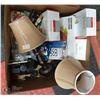 Image 1 : BOX WITH NEW HOUSEHOLD ITEMS INCL.
