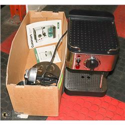 CUISINART ESPRESSO MAKER, COMPLETE