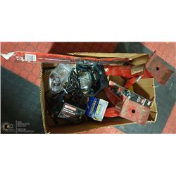 LARGE BOX FULL OF AUTOMOTIVE SHOP TOOLS