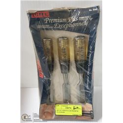 SET OF 3 NEW FULLER PREMIUM PLUS WOOD
