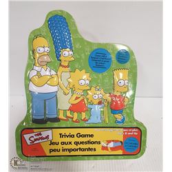 THE SIMPSONS TRIVIA GAME IN TIN BOX