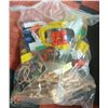 Image 1 : LARGE BAG OF FISHER PRICE TRAIN SET