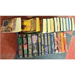 FLAT OF BOOKS - DAVID EDDINGS/TERRY BROOKS AND