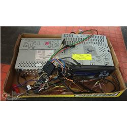 3 CAR STEREOS. CLARION, PANASONIC & ROAD GEAR