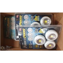 THREE PACKAGES OF POWER PODS LIGHTS