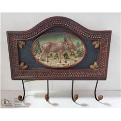 MOOSE COAT HAT RACK