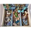Image 3 : JEWELRY BOX WHITE FILLED WITH ESTATE JEWELRY
