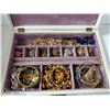 Image 2 : VINTAGE JEWELRY BOX FILLED WITH ESTATE JEWELRY
