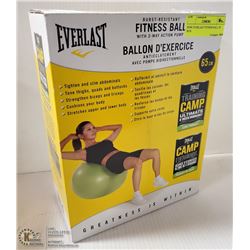 NEW EVERLAST FITNESS BALL IN BOX