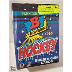 NEW SEALED BOX BOWMAN HOCKEY PREMIER EDITION