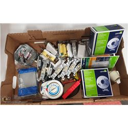 BOX OF ELECTRICAL SUPPLIES