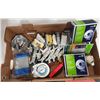 Image 1 : BOX OF ELECTRICAL SUPPLIES