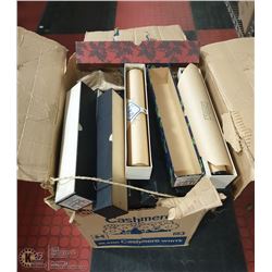 BOX OF ANTIQUE PIANO PAPER
