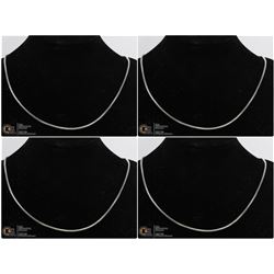 LOT OF 4 22" ROPE CHAINS
