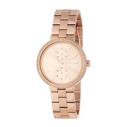 NEW MICHAEL KORS 39MM 2-CHRONO ROSE GOLD MSRP $369