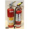 Image 1 : LOT OF 2  5LBS CHARGED FIRE EXTINGUISHERS