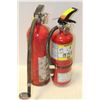 Image 1 : LOT OF 2  5LBS CHARGED FIRE EXTINGUISHERS