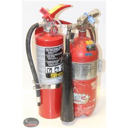 LOT OF 2  5LBS CHARGED FIRE EXTINGUISHERS