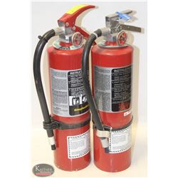LOT OF 2  5LBS CHARGED FIRE EXTINGUISHERS