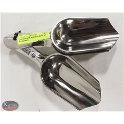 LOT OF 5 NEW JOHNSON ROSE S/S ICE SCOOPS