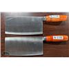 Image 1 : LOT OF 2 NEW 7" WOOD HANDLE CLEAVERS
